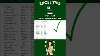 Split Text in SECONDS! #textsplit #excelbymaryam @excelbymaryam#exceltricks #excel #exceltips