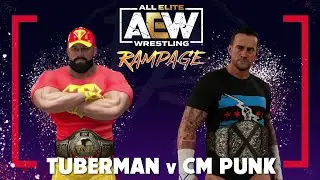 AEW Rampage: Tuberman v CM Punk  - Champion Vs Champion #nontitle #wwe2k24 #aew #aewrampage
