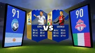 FIFA 18 TOTS 91 GOMEZ VS TOTS 90 GIOVINCO PLAYER REVIEW
