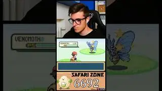LIVE | Shiny 5% Venomoth after 6,692 REs in Pok&eacute;mon FireRed! #pokemon #shinypokemon #shorts