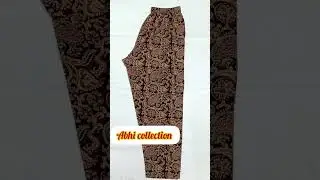 *pant**Cotton pant*Ajrakh n kalamkari print. # pant#bagh#abhicollection #cotton #handloom # #fashion