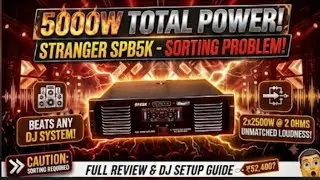 Stranger SPB 5K Amplifier sorting problem kaise repairing 