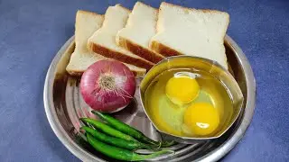 कच्चे अंडे के साथ ब्रेड की इतनी टेस्टी सिंपल रेसिपी देखतेही आप कहेंगे पहले क्यो नहीं बताया|Egg|Bread