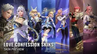 Love Confession Skins: Lux (Prestige Select), Ezreal (Prestige), Gwen, Caitlyn & Riven || Wild Rift