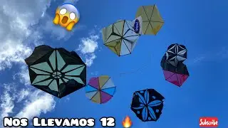 Nos Llevamos 12 🔥 Chichigua Lajiando Volando Chichigua Quemamos 3 😱 Haciendo Guiso Papalote O Cometa