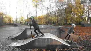 Stuntscooter  Hudora 7 Jahre alte Kinder Test.