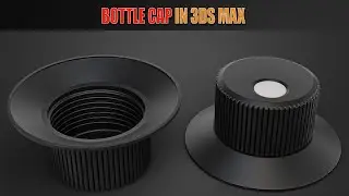 Topology Hard Surface: Correct topology of a Extrude Bottle Cap Modeling In 3ds Max || N°_153