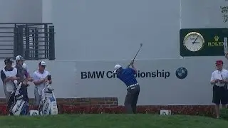 Ryan Palmer drives green on No. 1 to set up eagle at BMW