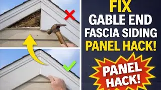 Easy Siding Repair Hack #diy #repairhacks #handyman 