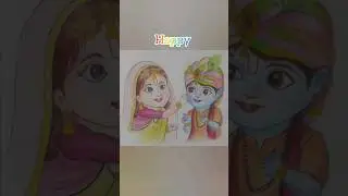Happy Rangpanchami🎨🌈 #shorts #youtubeshorts #drawings #rangpanchami