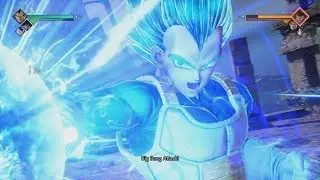 JUMP Force - Super Saiyan Blue Vegeta Full Awakening Open Beta Gameplay 1080p 60 FPS
