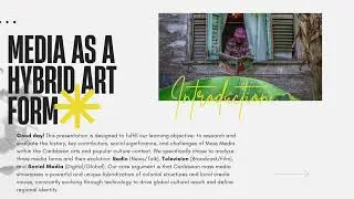 Caribbean Mass Media: A Hybrid Identity | Creolization & Globalization in Arts & Culture
