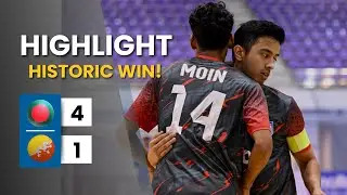 SAFF Futsal Championship 2026 Highlights | Bangladesh vs Bhutan | Historic 4-1 Win 🇧🇩⚽