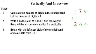 Vedic Maths|Vertically and Crosswise| Multiplication short tricks | Vedic Maths  | Maths Tricks |