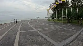 【4K】stroll / Headcam/ Saphanhin Seaside Walkway /