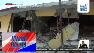 Sitwasyon pagkatapos tumama ang magnitude 6.9 na lindol sa Bogo City na epicenter... | Unang Balita