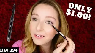 Kleancolor Silver Retractable Waterproof Eyeliner Review | ShopMissA | Day394 of New Makeup