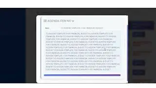 How to use Notices and meeting management module