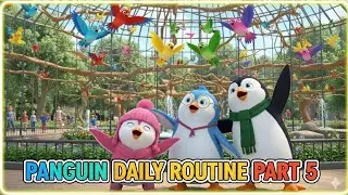 Penguin Daily Routine Part 5 | Zoo Adventure with Family 🐧🦁 | Kids Animation Story | WonderbadsTV