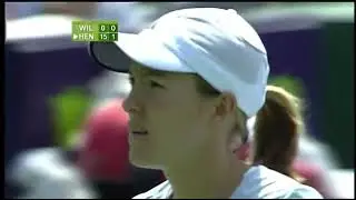 2007 Miami Final - Serena Williams vs Justine Henin Full Match