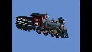 How To Build A Lego Lizzie The Old American Engine (4-4-0) 2/2🇺🇸