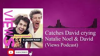 Natalie and david cried together after the break up with Liza | David Dobrik Views Podcast