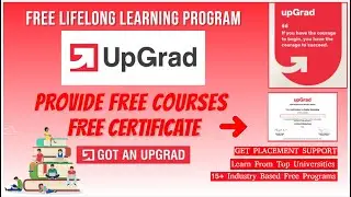 UPGRAD Free Online Courses with certificates | Free Online courses by Upgrad