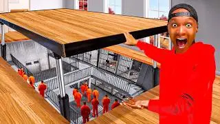 I Built a SECRET Prison in My Room!