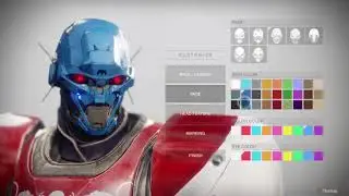 Destiny 2 - Character creation - Male, Exo, Titan. (4K, PS4 Pro, Vegas)