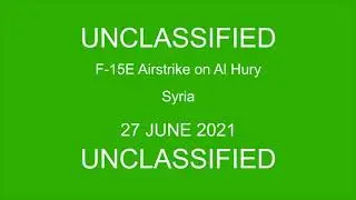 US Military Releases Footage of Airstrikes Near Syria-Iraq Border