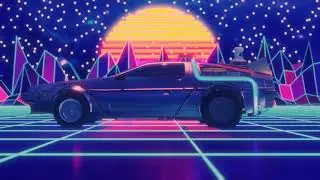 Chillwave - Synthwave DeLorean 80s Vibes - AlphaVariable
