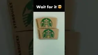 Starbucks optical Ilusion 🤯 #shorts