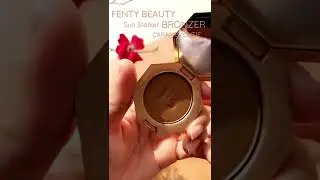 FENTY BEAUTY| Instant Warmth BRONZER| Sun Stalker| Shade: CARAMEL CUTIE #makeupbyzayna #shorts 🤎🤍