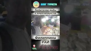 🦑 На филиппинских рыбных рынках/рядах рыбы и морепродуктов море разных на любой вкус и дешевых.