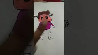 #short #short drawing of  nene chan of shinchan