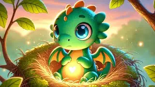 🔥Le petit dragon et sa flamme | Chanson douce et animée pour enfants | Histoire pour rêver
