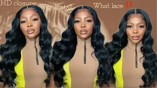 *DETAILED* 5x5 Body Wave HD Lace Closure Wig Install #alipearlhair