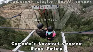 Kids Try Giant Canyon Rope Swing: Epic RV Roadtrip