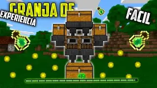 👉  GRANJA DE Experiencia FÁCIL para Minecraft Bedrock