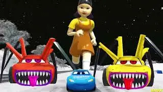 The Lighting McQueen Bots Squid Game Doll Eater Coffin Dance Song (Cover)#coffindance
