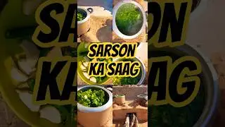 Sarson Ka Saag 😍 Punjabi Style | Secret Chef Rashmi | #shorts #sarsonkasaag #punjabifood