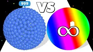 BOWLING GO /vs MERGE BALL RACE ∞ ASMR Gameplay Android iOS • Number Ball Run 2048 Merge Math Games