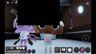 Playing dandys world whit my friend (i tried to hide her username!)