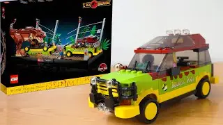 I made the JURASSIC PARK CAR of the new LEGO SET
