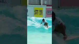 Mr Derrick Disney shredded the intermediate course wave🌊🇯🇵#surfstadiumshizunami #wavepool #surf