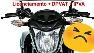 IPVA + LICENCIAMENTO + DPVAT Cb Twister 2018!