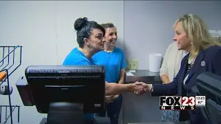 VIDEO: Governor Fallin tours Tulsa shop offering female convicts a second chance