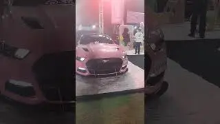 Ford Mustang at Qatar car show#glossy pink Ford Mustang#car show at Qatar #shorts