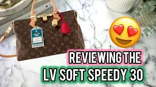 AM I ENTERING MY BIG BAG ERA👀? My Full Review of the Louis Vuitton Speedy Soft 30&hearts;️