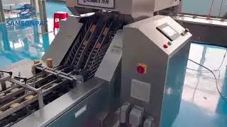 Fully Automatic High-Speed Sandwich Cookie Material Handling Trayless Packaging System-SAMSONPAC
